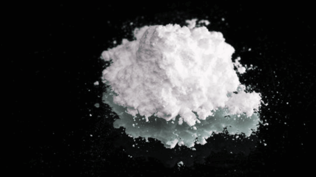 White powderized carfentanil.