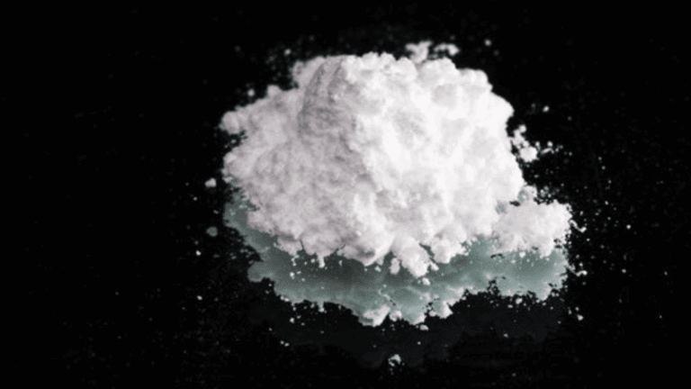 White powderized carfentanil.