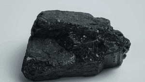 An image of a rock type of black tar heroin.