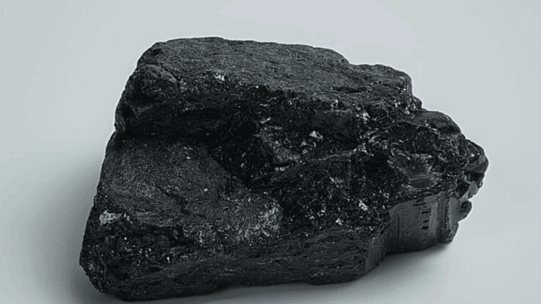 An image of a rock type of black tar heroin.